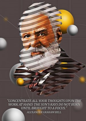 Alexander Graham Bell Quote to Focus